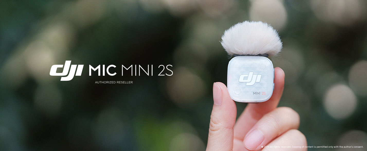 DJI Mic Mini 2S Transmitter - banner